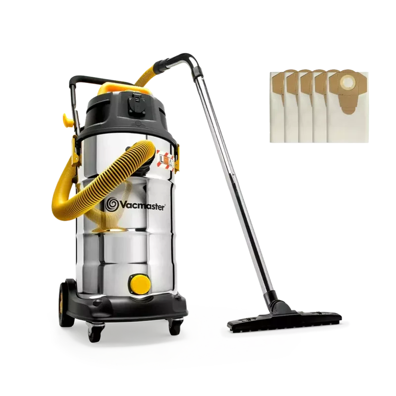 Vacmaster WD L38 Bag Kit |240V Dust Extractor-with Spare Dust Bags X 5