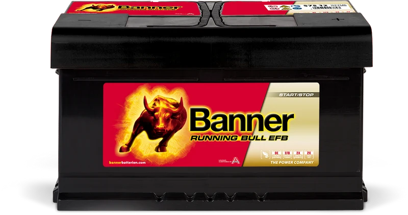 Banner Batteri Running Bull EFB 12v 75Ah