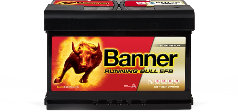 Banner Batteri Running Bull EFB 12v 65Ah