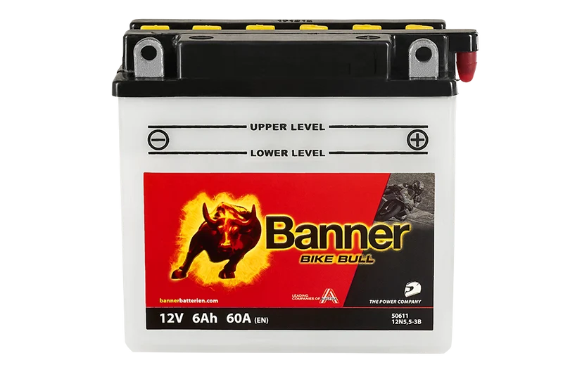 Banner Mc Batteri 12N5,5-3B 12V 5,5Ah