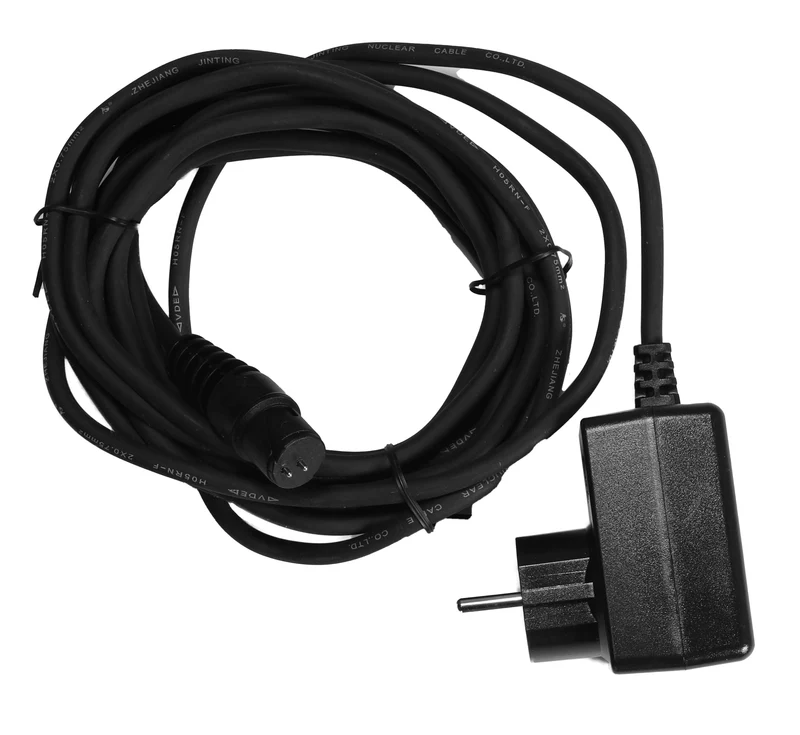 Laddkabel 12,6 V 2,4 A, 5 m, 2 x 0,75 mm² (för 205100 Arbetslampa)