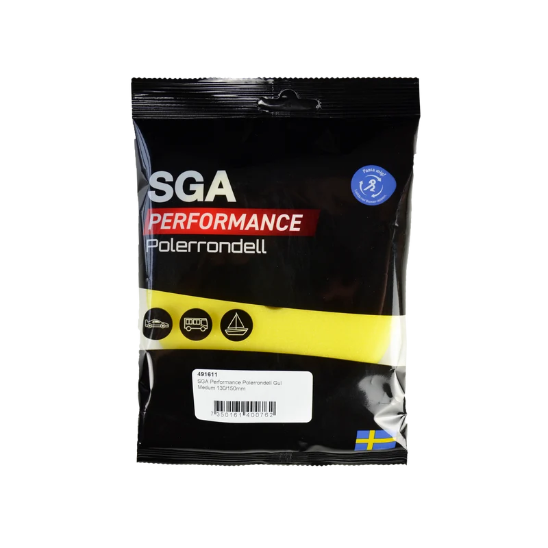 SGA Performance Polerrondell Gul Medium 130/150 mm