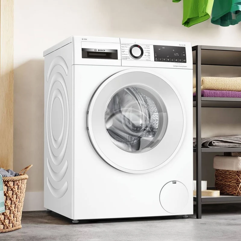 Serie 6, Tvättmaskin, frontmatad, 9 kg, 1400 v/min