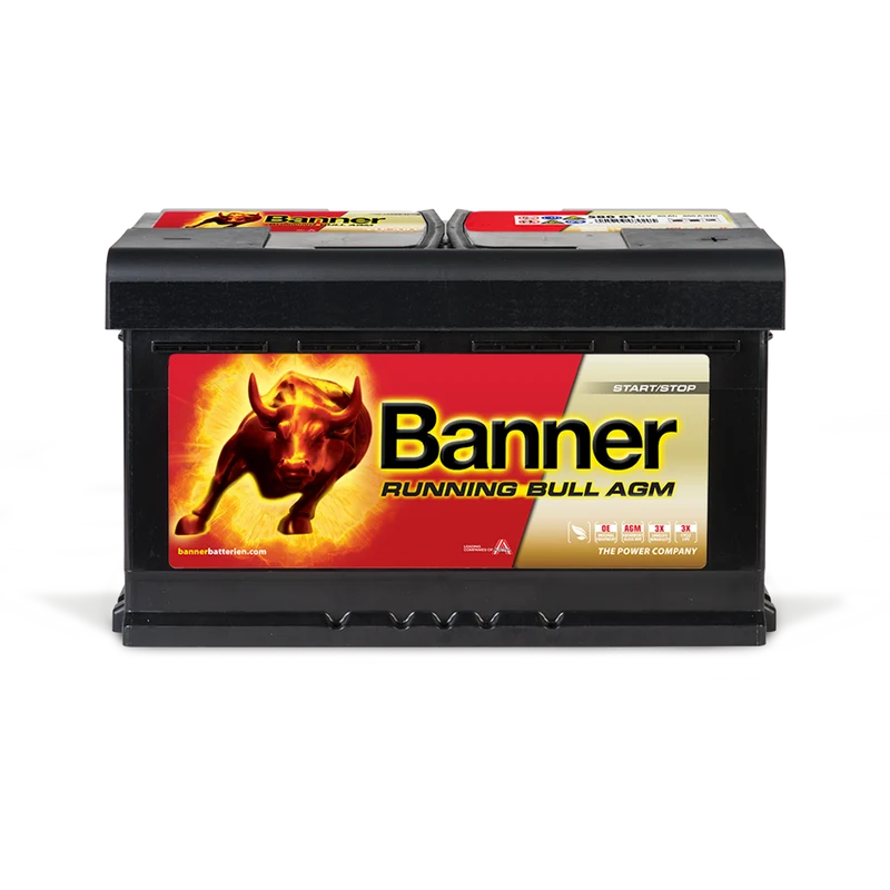 Startbatteri Banner Running Bull AGM 12V 80Ah 58001