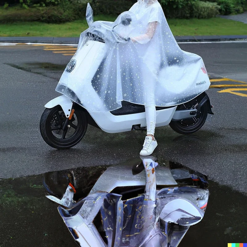 Helkrops tykk motorcykel regntæt frakke