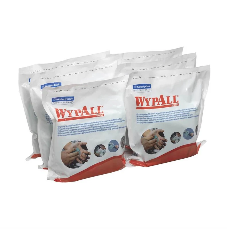 Torkduk WypAll Impregnerad grön 75st/refill