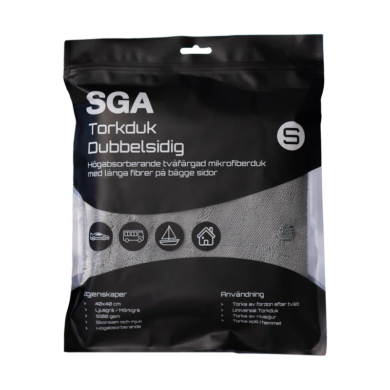 Torkhandduk SGA Torkduk Dubbelsidig - Small, 40x40 cm