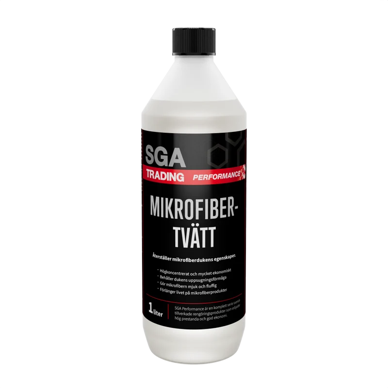Mikrofibertvätt SGA PERFORMANCE Mikrofiberrengöring, 1 liter