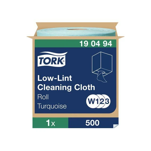 Rengöringsduk TORK Pre W1/2/3 turkos