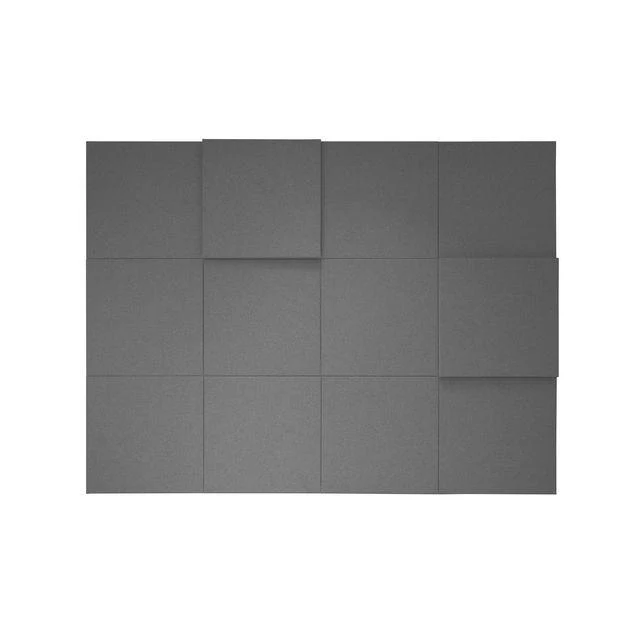 Väggabsorbent 100x100x3 Dox 52-mel.grå