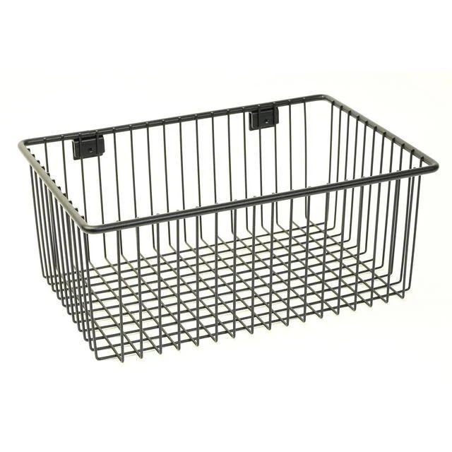 Trådkorg stor U-plåt RAL 9005