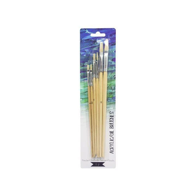 Penselset Sense olje/akryl 6/fp