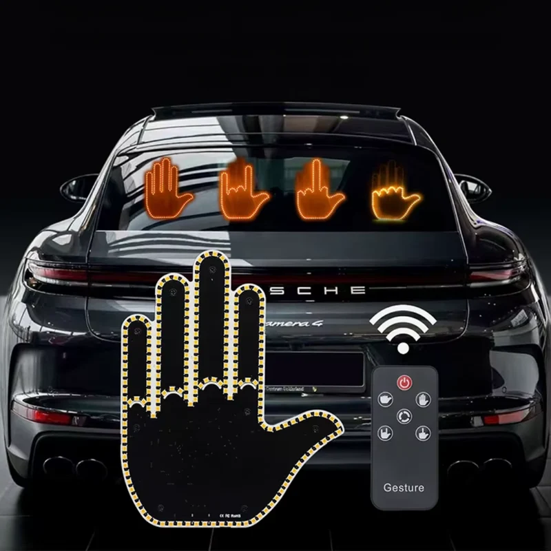 Rolig Handgest-lampa för Bilens Bakruta