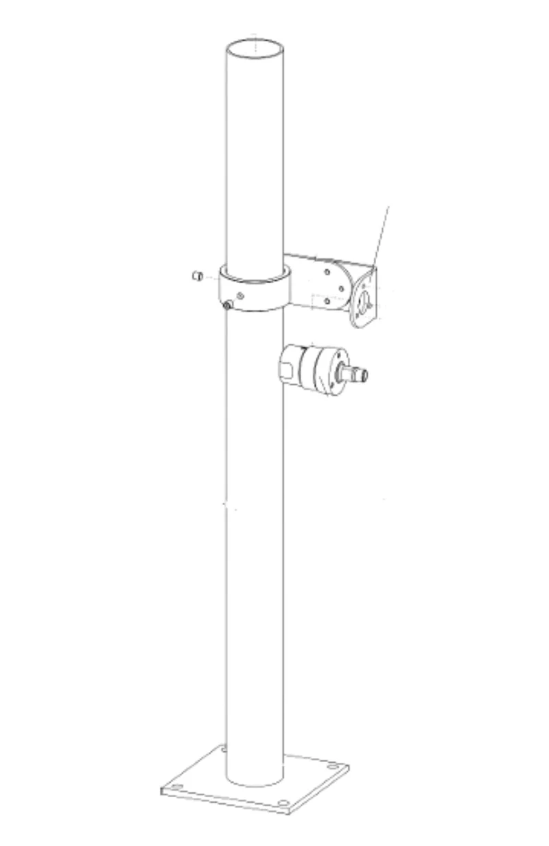 Mosmatic Replacement Mounting Bracket for Wheelblaster Pro - 904.683