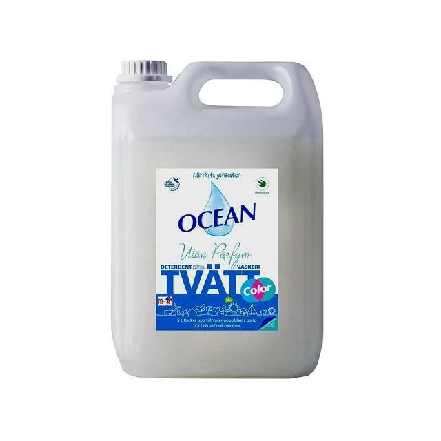 Tvättmedel OCEAN oparf. kulör 5L