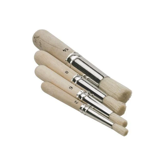 Schablonpenselset 4/fp
