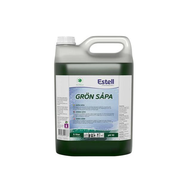 Såpa ESTELL Grönsåpa 5L