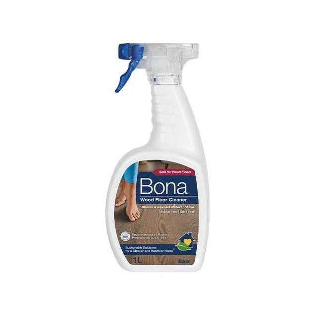 Golvrent BONA lackat/vaxat trä spray 1L