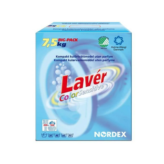 Tvättmedel LAVÉR Color Sensitive 7,5kg