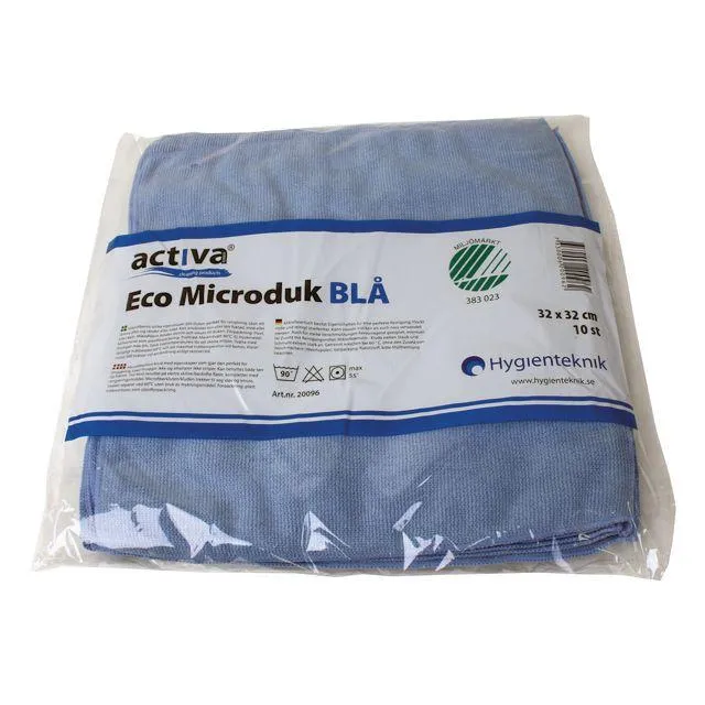 Microfiberduk ACTIVA ECO 32x32cm blå
