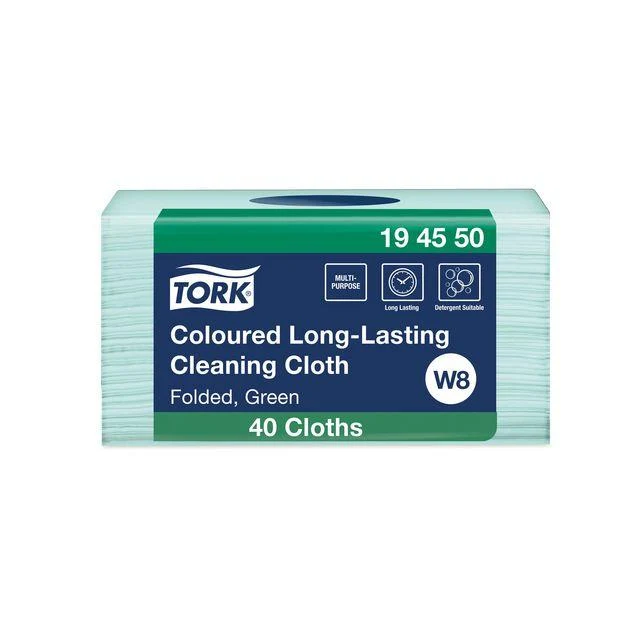 Rengöringsduk TORK Pre W8 grön 40/fp