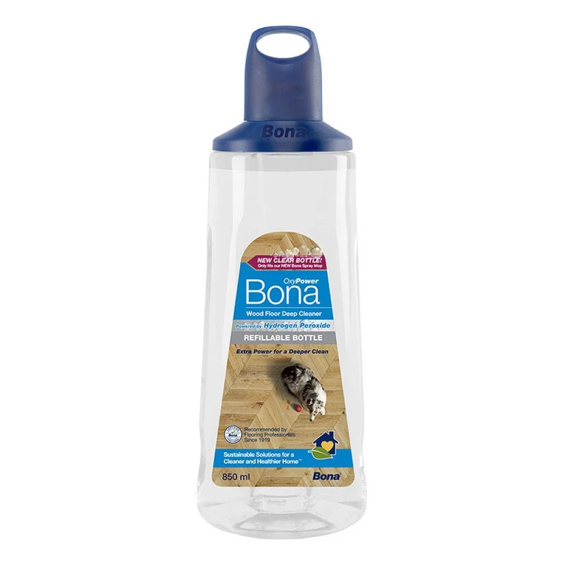 Bona OxyPower Djuprengöringsmedel för Trägolv Spray Refill 850 ml