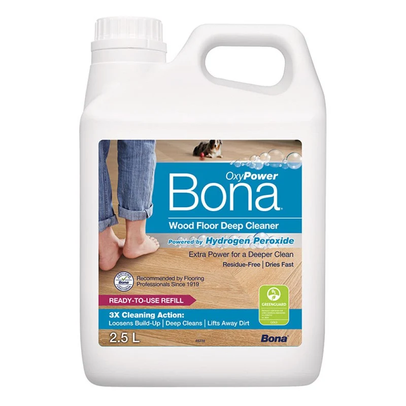 Bona OxyPower Djuprengöringsmedel för Trägolv 2,5 L