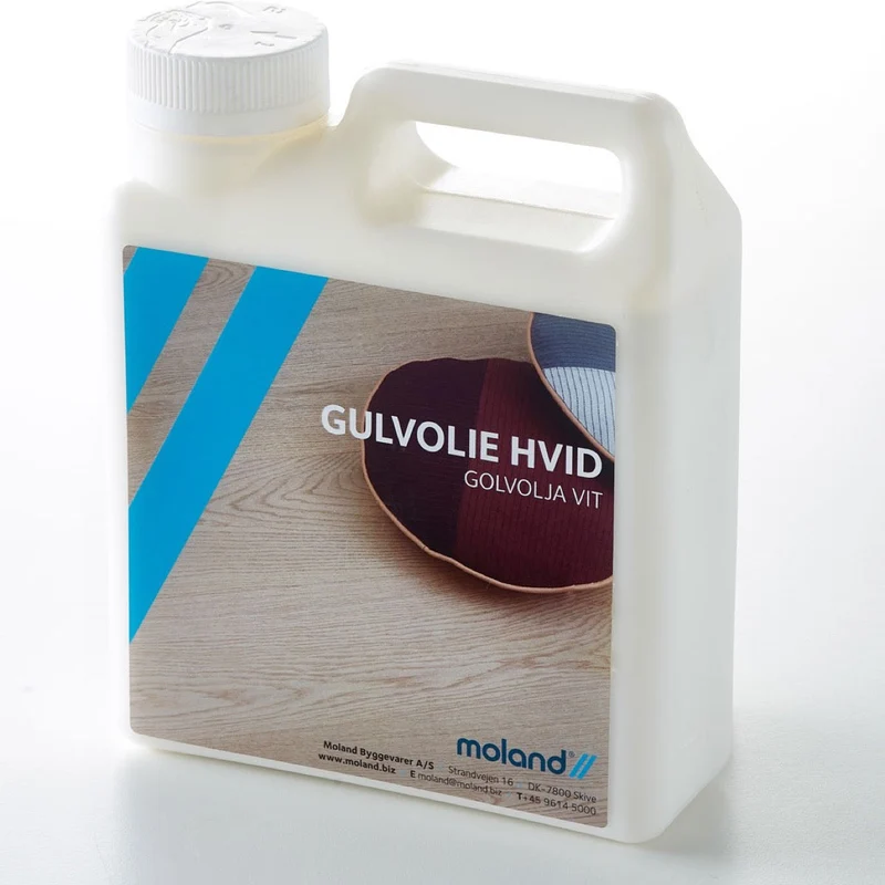 Moland Golvolja Vit 1 L