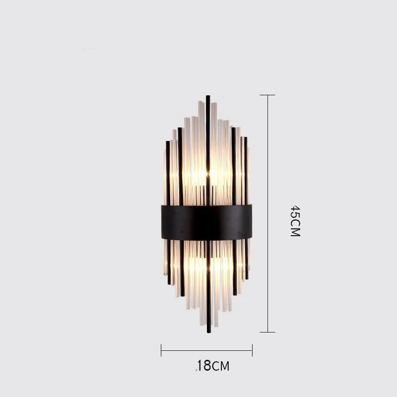 Modern Minimalistisk Vägglampa-Ljusly:
