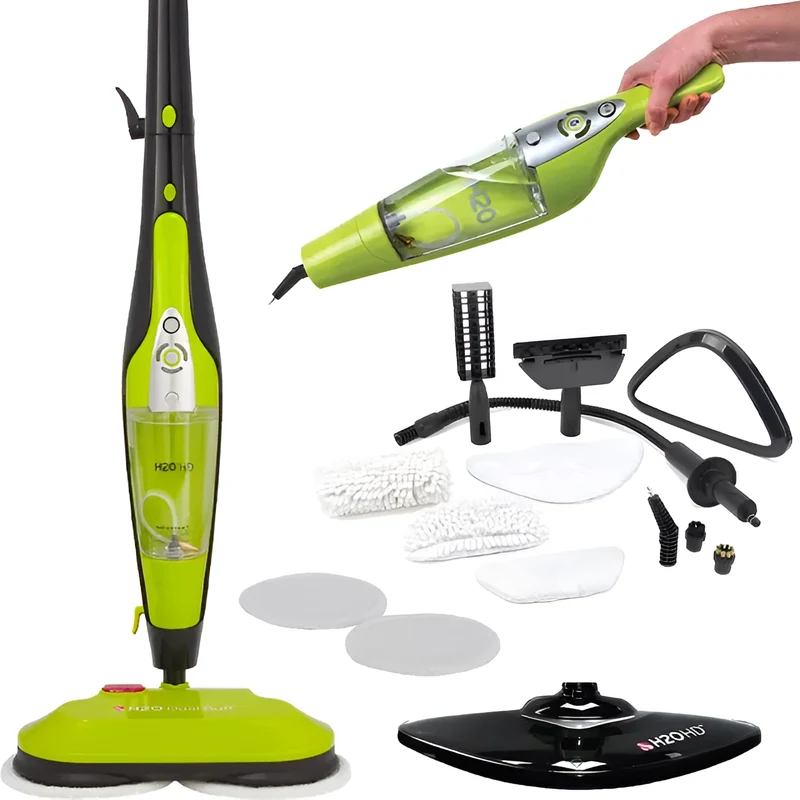 H2O HD® Dual Buff 8-in-1 Steam Cleaner