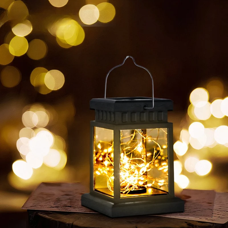 Vandtæt Solarlanterne med Stjernelys til Haven – Magisk Glød