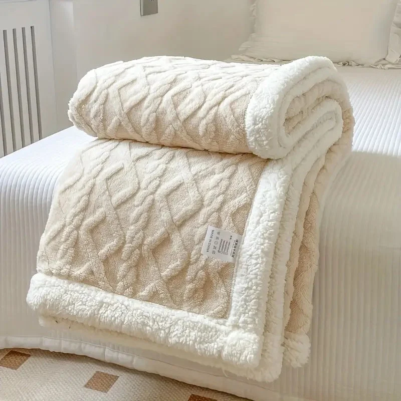 Vendbar Fleece Tæppe: Blød Komfort & Stilfuld Elegance