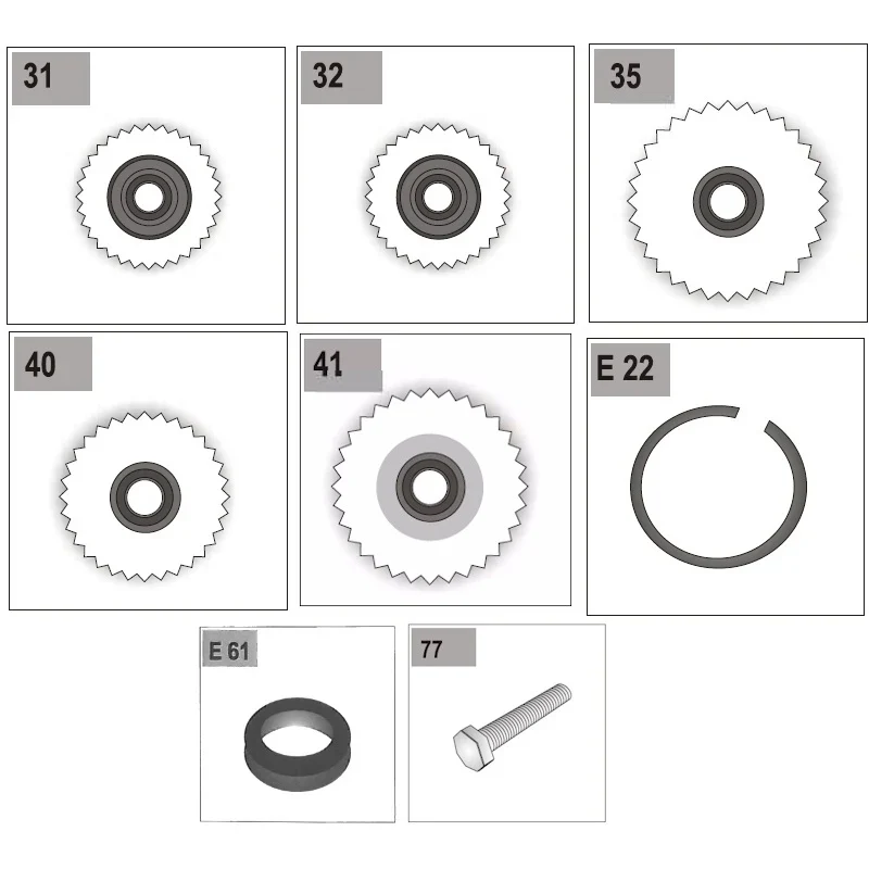 Part GRK (Gear Replacement Kit for CRB)