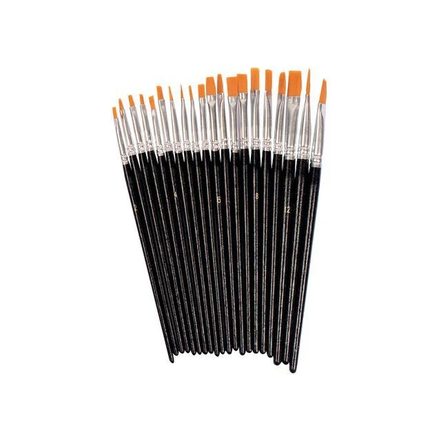Syntetpenselset flata 20/fp