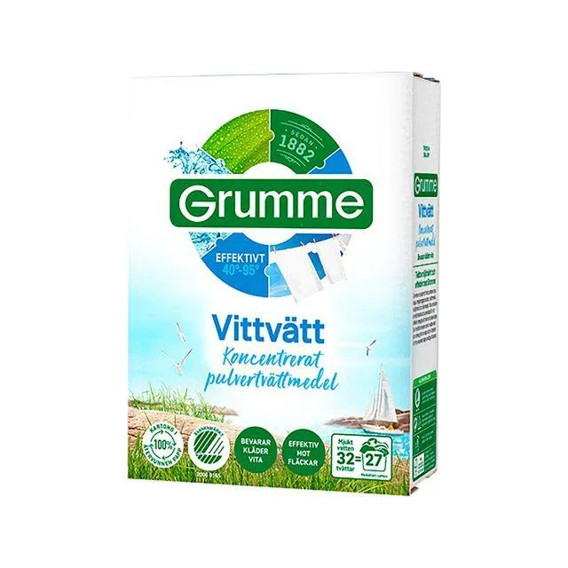 Tvättmedel GRUMME Vittvätt 1,12kg