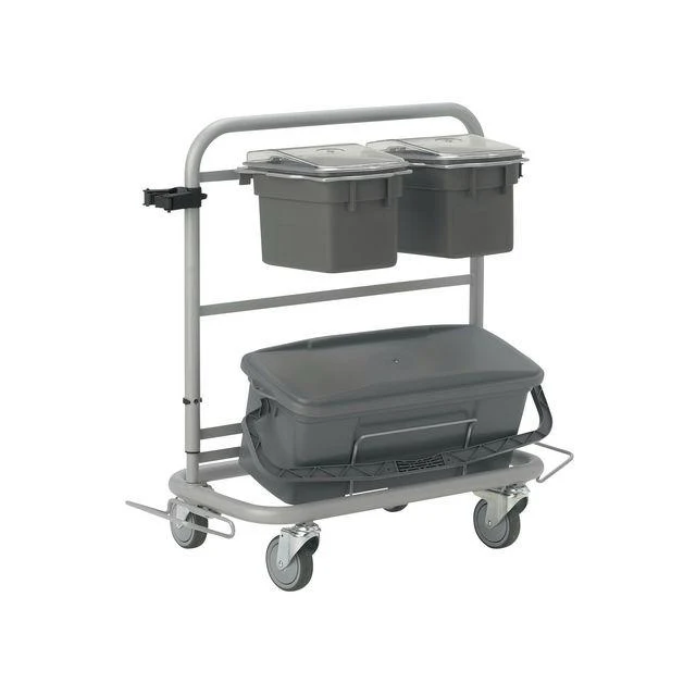 Städvagn VIKAN Slimliner grå