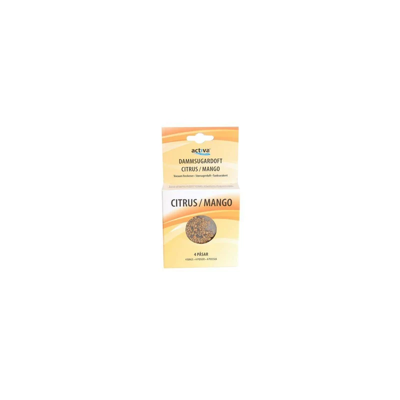 Dammsugardoftkulor Citrus Mango 4/fp