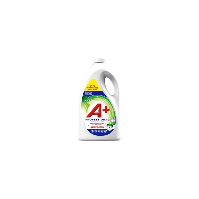 Tvättmedel A+ Professional White 4,62L