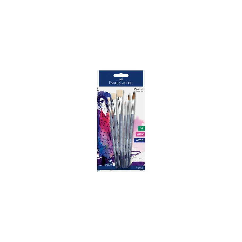 Penslar FABER CASTELL runda o flat 6/fp