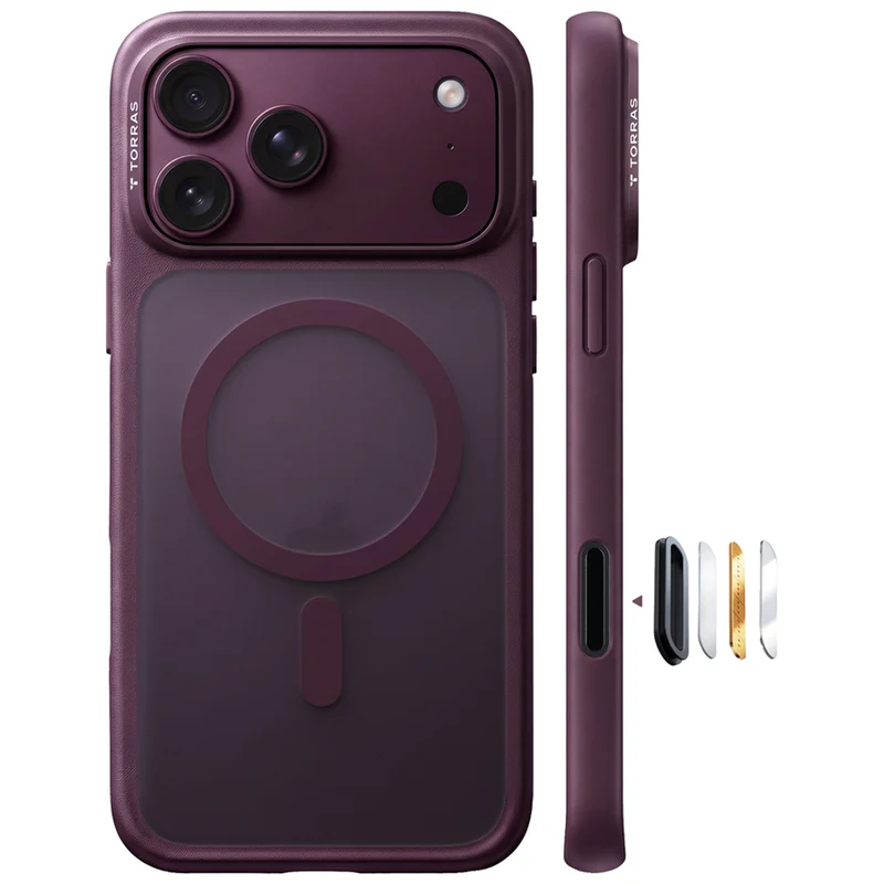 TORRAS Guardian-Mag Cover iPhone 17 Pro Max/18 Pro Max, Lilla