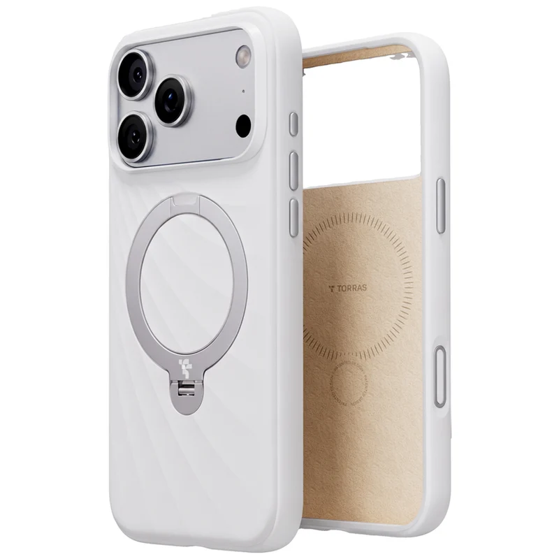 TORRAS Ostand Q3 Wind Cover iPhone 17 Pro/18 Pro Max, Hvid