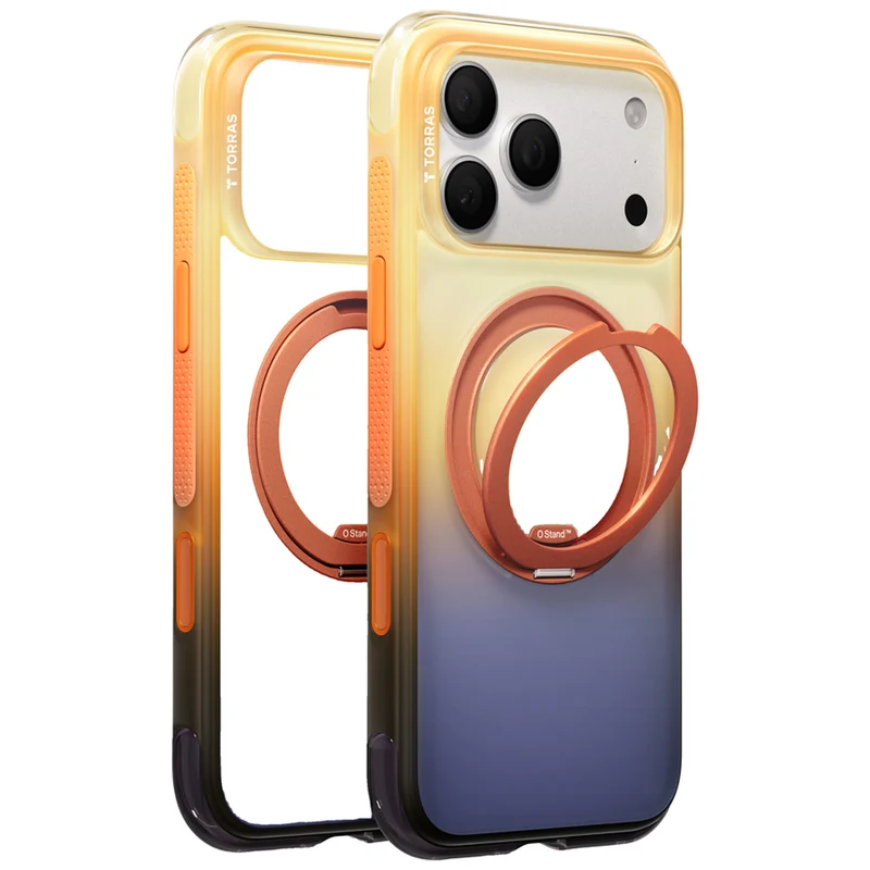 TORRAS O3 Air Cover iPhone 17 Pro Max/18 Pro Max, Orange/Lilla