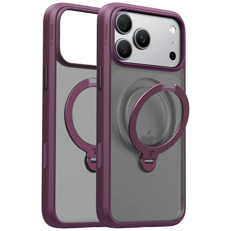TORRAS Ostand Q3 Spin iPhone 17 Pro Max/18 Pro Max, Lilla