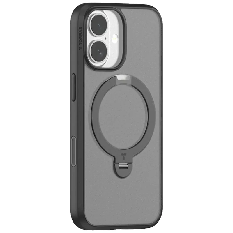TORRAS Ostand Q3 Spin iPhone 17 Pro Max/18 Pro Max, Sort