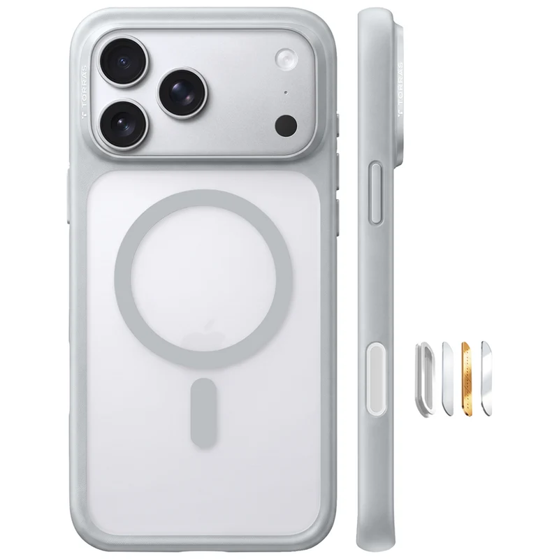TORRAS Guardian-Mag Cover iPhone 17 Pro/18 Pro, Gennemsigtig