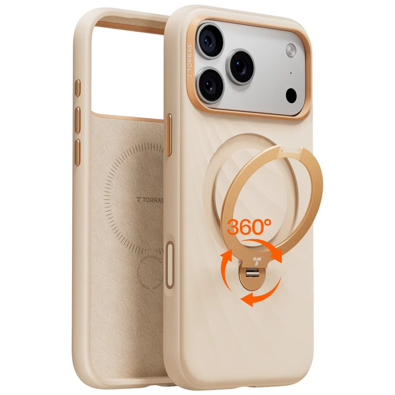 TORRAS Ostand Q3 Wind Cover iPhone 17 Pro/18 Pro, Orange