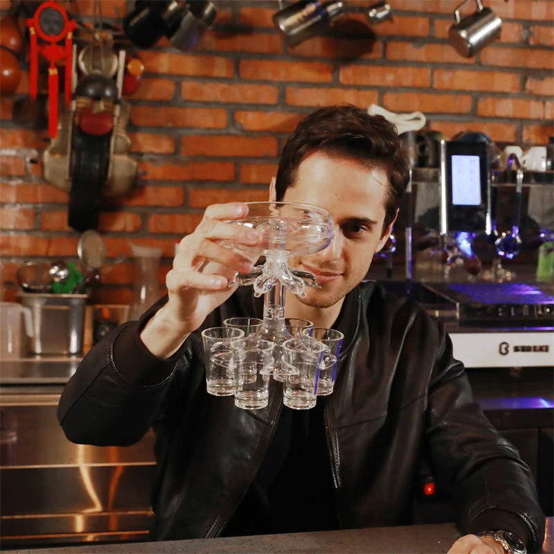 ShotDispenser™ - 6 Shot Glas Dryck Part Dispenser