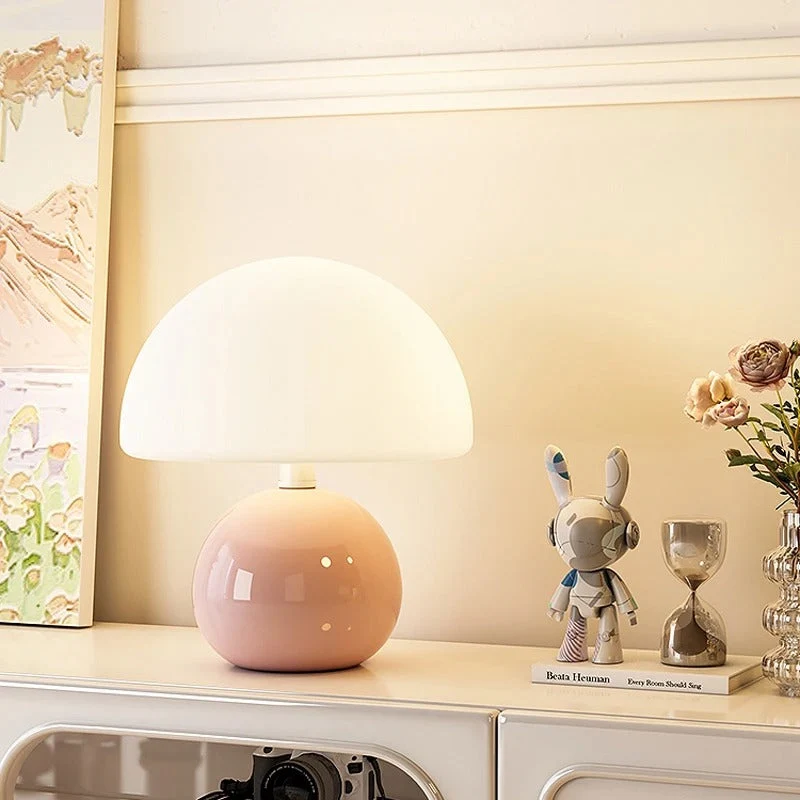 Stilren Natlampe i Glas til Enhver Indretning
