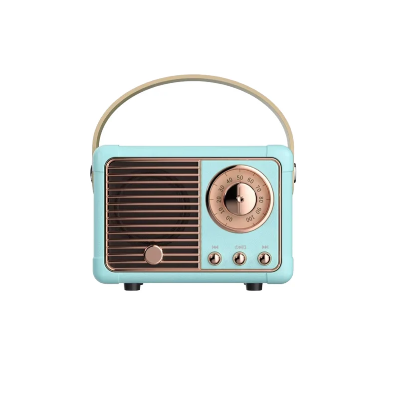 Stilfuld Trådløs Højttaler med Retro Design