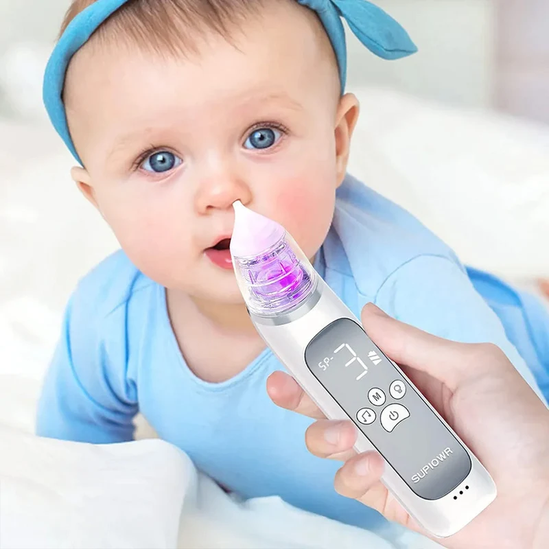 Elektrisk Næsesuger til Baby med 3 Sugeindstillinger